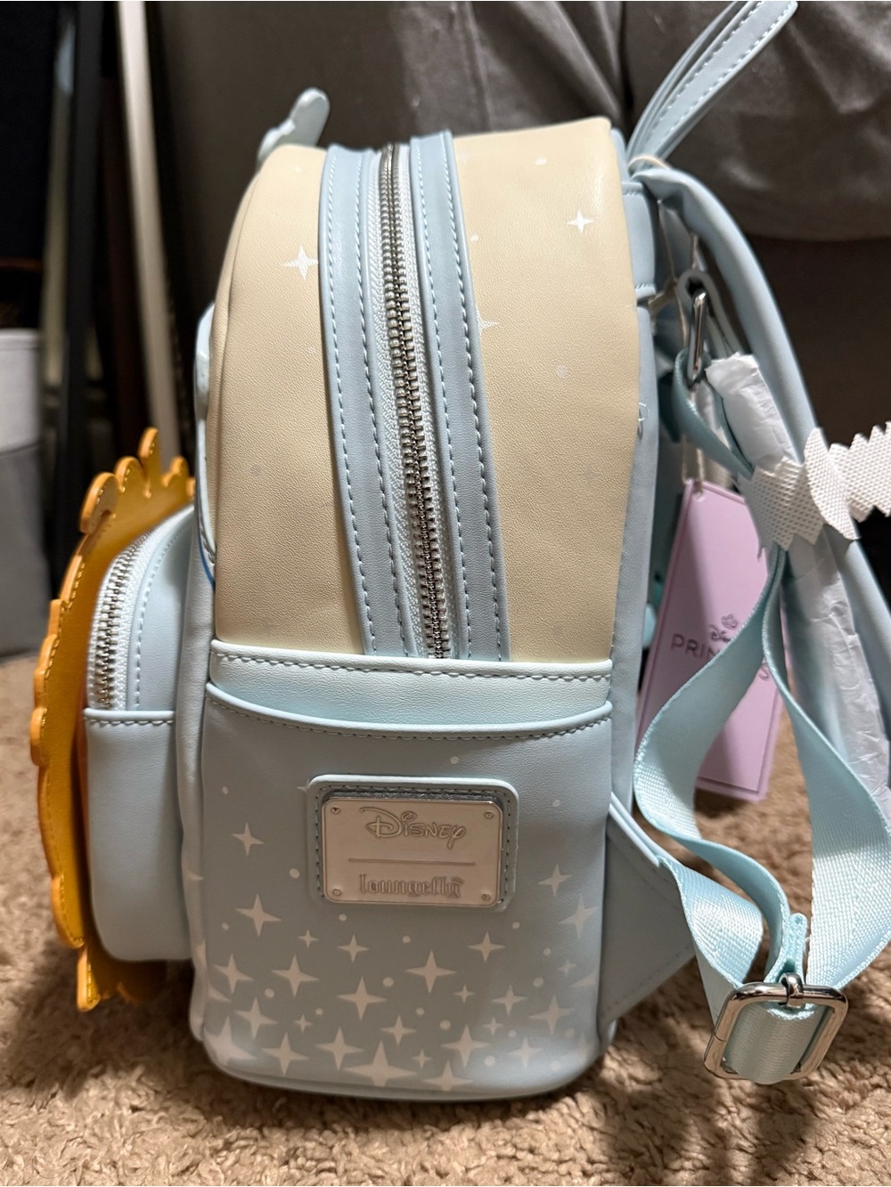 Disney Loungefly Cinderella Ballgown Pumpkin Mini Backpack New with Tags - Picture 5 of 6